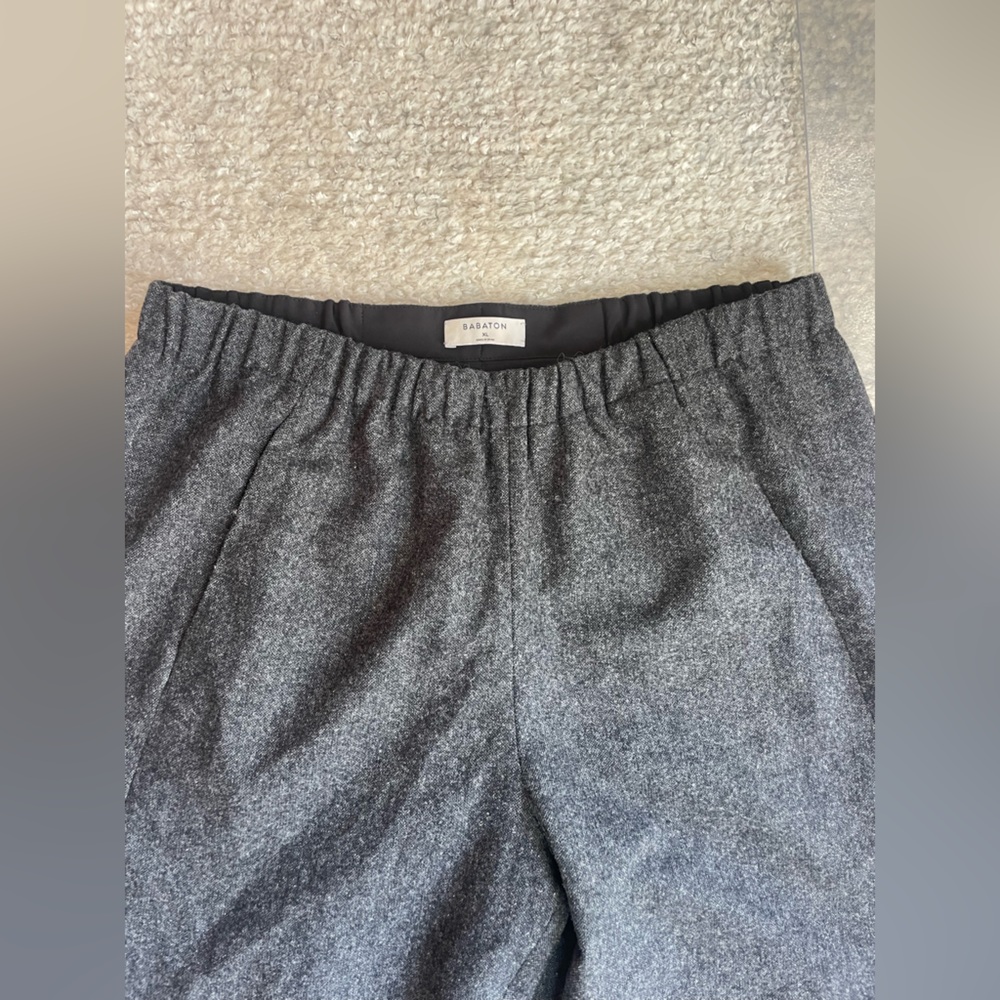 Gray Twill Pants - image 2